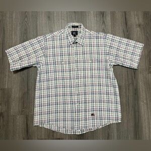 Vintage Burberry Men's Casual Plaid Shirt